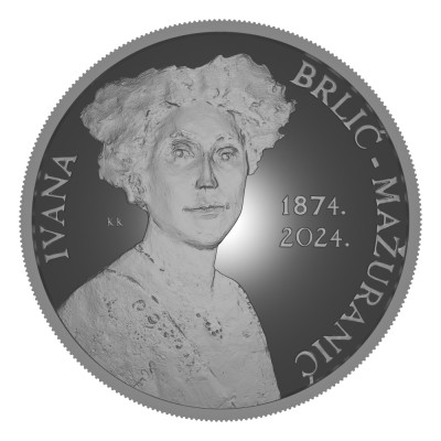 CROATIE 4 Euro Argent 1 Once Ivana Brlić-Mažuranić 2024 ⏰