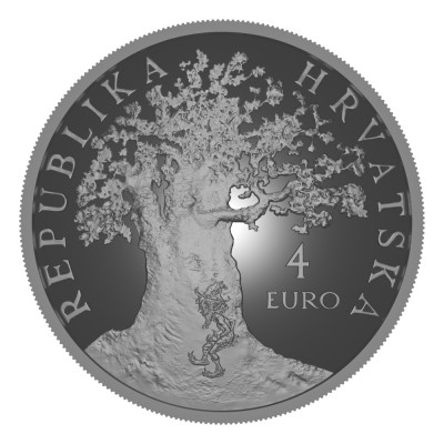 CROATIE 4 Euro Argent 1 Once Ivana Brlić-Mažuranić 2024 ⏰
