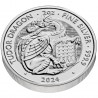 GRANDE BRETAGNE 5 Livres Argent 2 onces Tudor Beasts Dragon Tudor 2024 ⏰