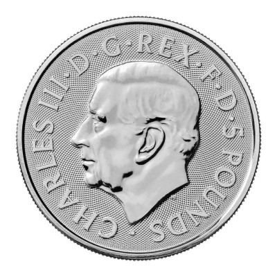 GRANDE BRETAGNE 5 Livres Argent 2 onces Tudor Beasts Dragon Tudor 2024 ⏰