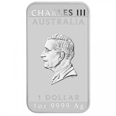 AUSTRALIE 1 Dollar Lingot Argent 1 Once Dragon 2024 ⏰