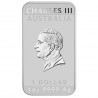 AUSTRALIE 1 Dollar Lingot Argent 1 Once Dragon 2024 ⏰
