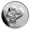Médaille Argent 1 Once SNOOPY Saint Valentin 2022