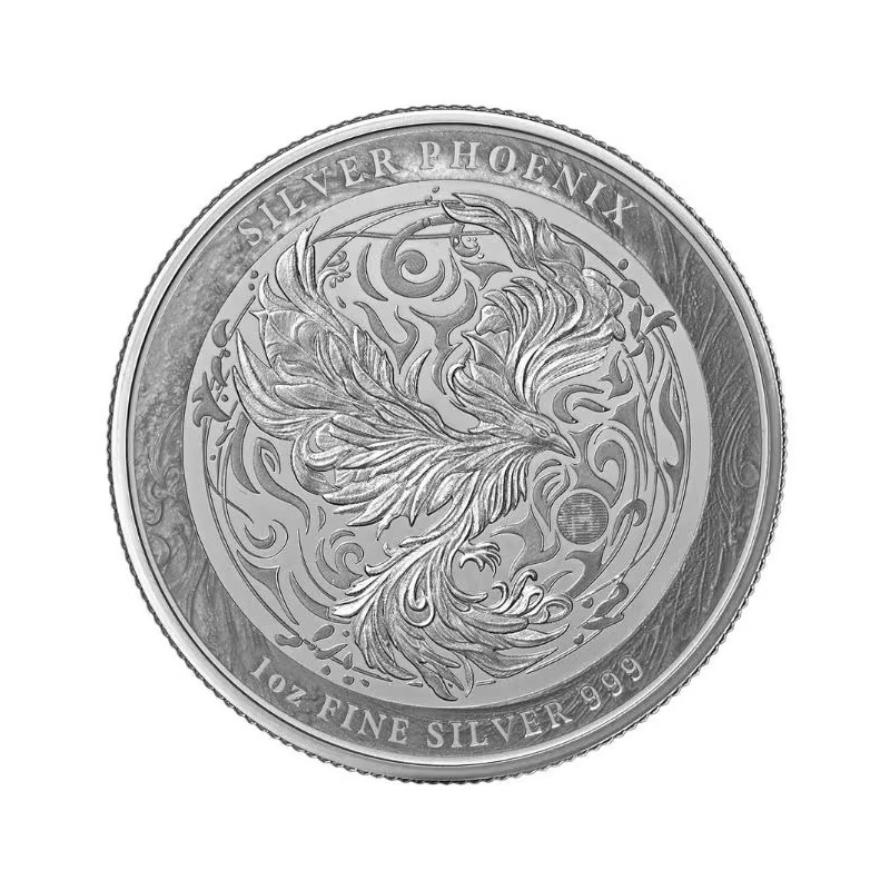 NIUE 2 Dollars Argent 1 Once Phoenix 2024 ⏰