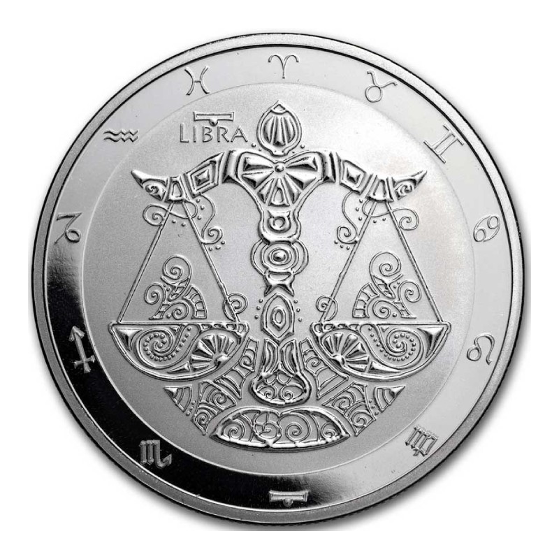 TOKELAU 5 Dollars Argent 1 Once Zodiaque 2024 Balance ⏰