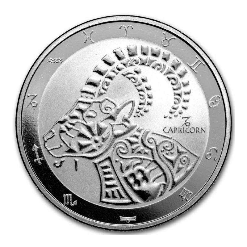 TOKELAU 5 Dollars Argent 1 Once Zodiaque 2024 Capricorne ⏰