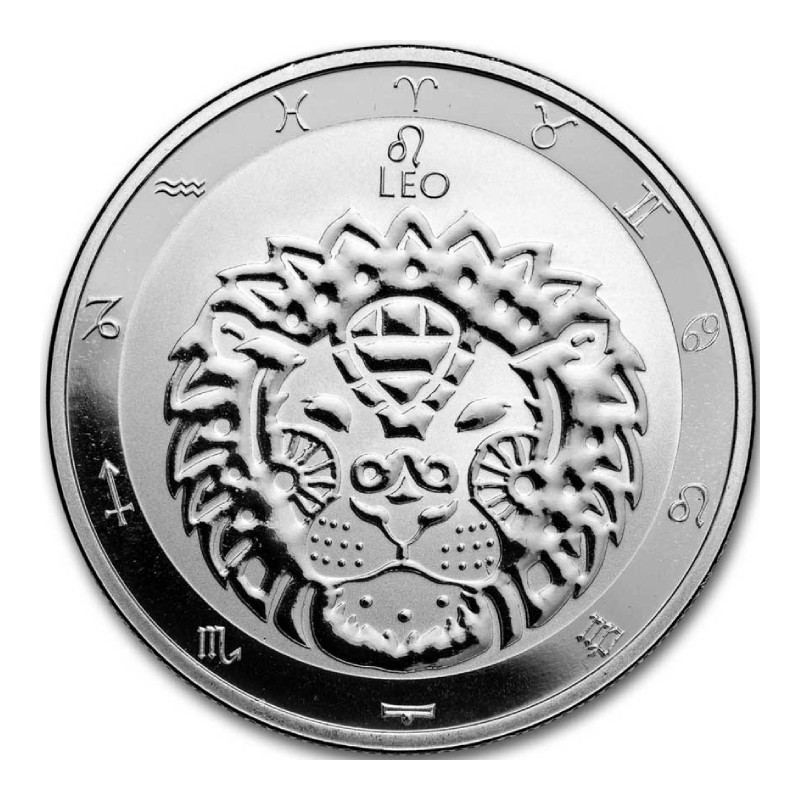 TOKELAU 5 Dollars Argent 1 Once Zodiaque 2024 Lion⏰