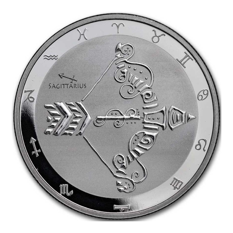 TOKELAU 5 Dollars Argent 1 Once Zodiaque 2024 Sagittaire⏰