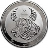 TOKELAU 5 Dollars Argent 1 Once Zodiaque 2024 Taureau