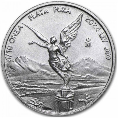 MEXIQUE 1/10 Once Argent...