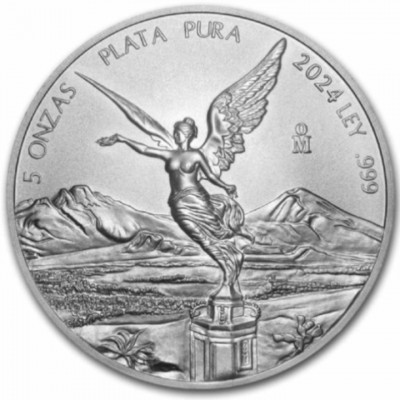 MEXIQUE 5 Onces Argent...