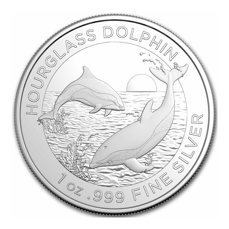 RAM AUSTRALIE 1 Dollar Argent 1 Once Dauphin Sablier 2024 ⏰