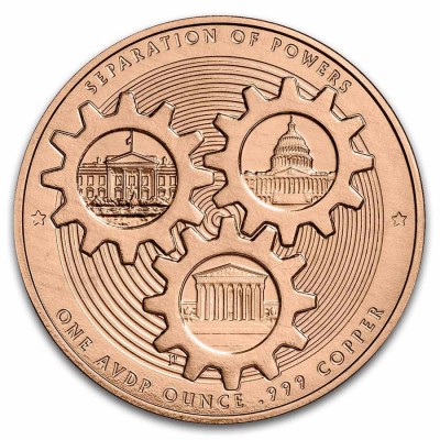 Médaille Cuivre 1 Once Montesquieu