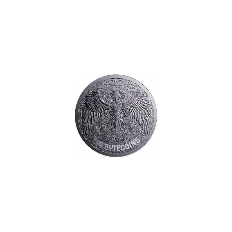 Médaille 100 Bytecoins Argent 1 Once Intelligence Artificielle