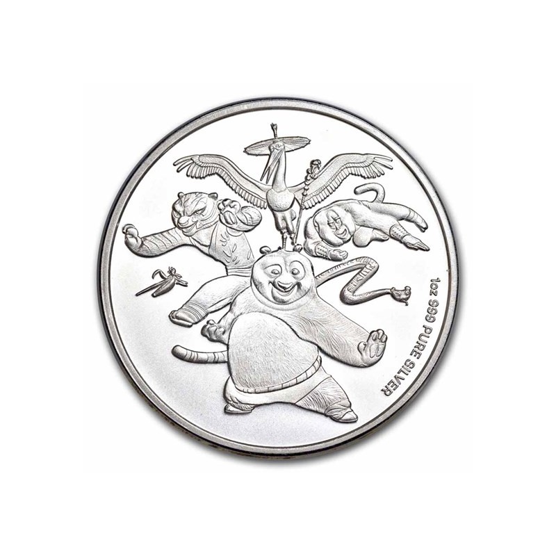 SAMOA 2 Dollars Argent 1 Once Kung Fu Panda 2024