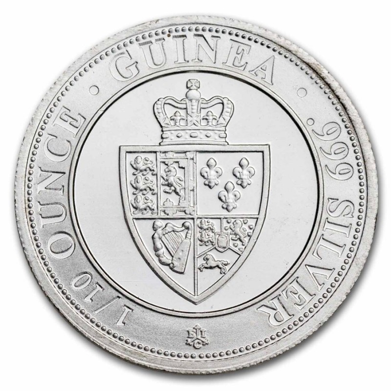 SAINTE HELENE 10 Livres Argent 1/10 Once Guinea 2022 ⏰