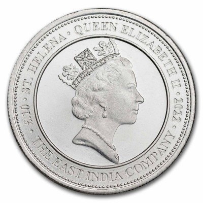 SAINTE HELENE 10 Livres Argent 1/10 Once Guinea 2022 ⏰