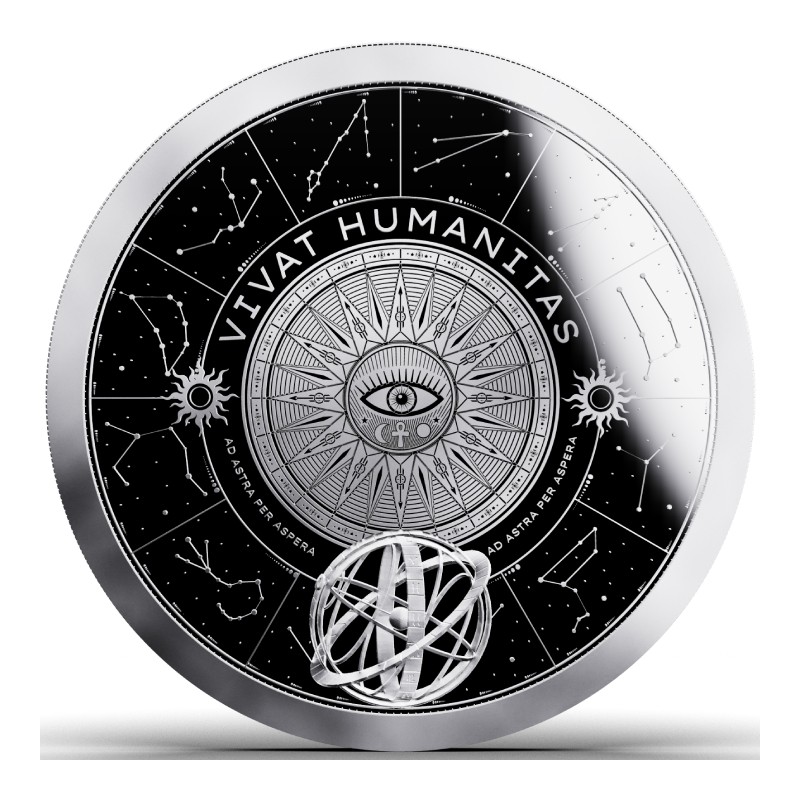 NIUE 2 Dollars Argent 1 Once Vivat Humanitas 2024