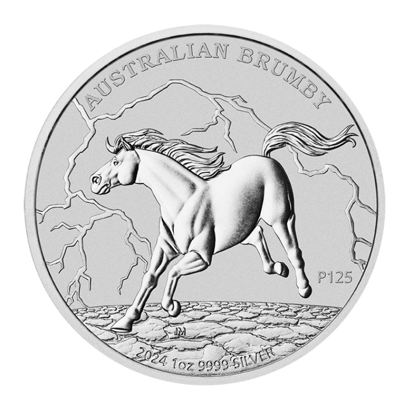 AUSTRALIE 1 Dollar Argent Brumby 2024