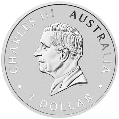 AUSTRALIE 1 Dollar Couleur Argent Brumby 2024