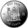 FIDJI 50 Cents Argent 1 Once Robocop 2024