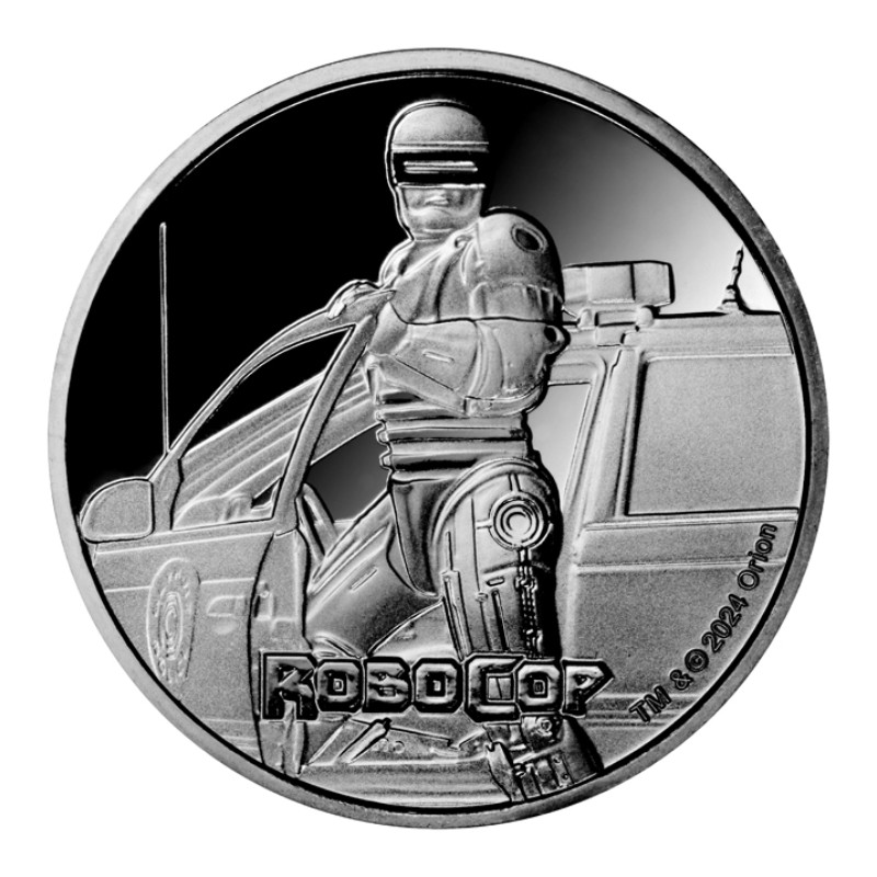 FIDJI 50 Cents Argent 1 Once Robocop 2024