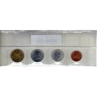 Nicaragua série de 4 pièces de monnaie