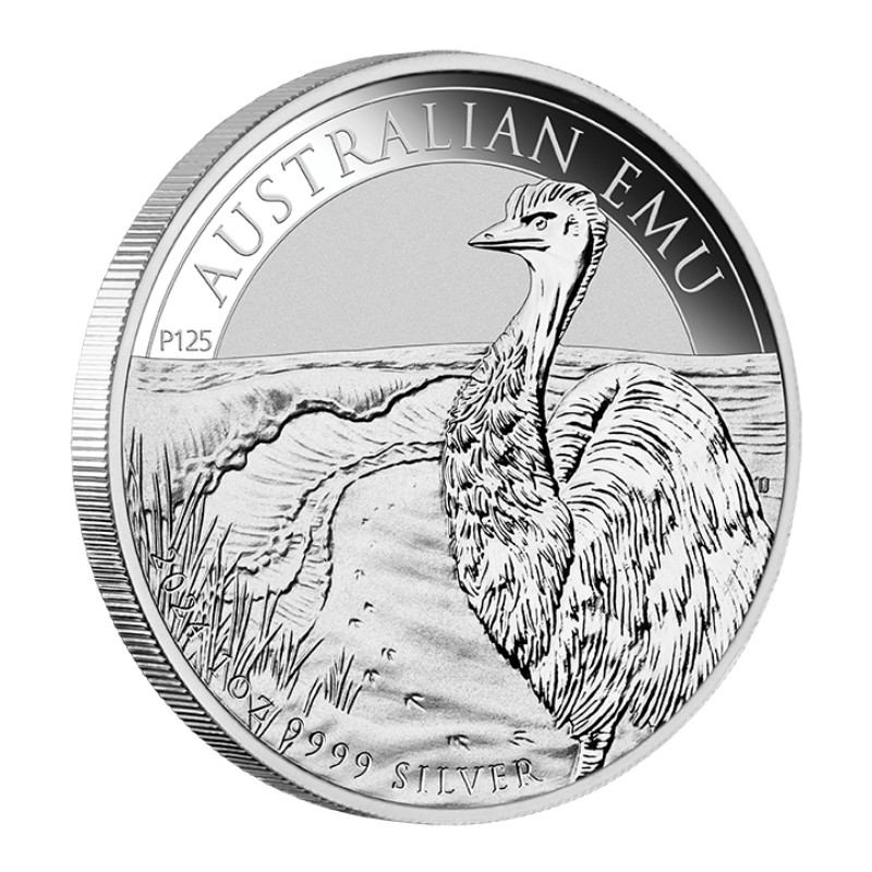 AUSTRALIE 1 Dollar Argent 1 Once Emeu 2024