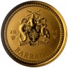 BARBADE 1 Dollar Or 1/10 Once Trident 2024 ⏰
