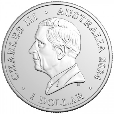 RAM AUSTRALIE 1 Dollar Argent 1 Once ZOO Girafe 2024 ⏰