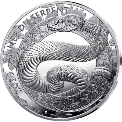 FRANCE 10 Euro Argent BE Année du Serpent 2025 ⏰
