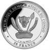 CONGO 20 Francs Argent Couleur 1 Once Vie Préhistorique Suchomimus 2024
