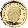 GRANDE BRETAGNE 50 Pence Or 1/40 once Année du Serpent 2025