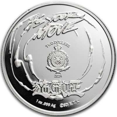 NIUE 2 Dollars Argent 1 Once Yu-Gi-Oh Allie 2024 TEP ⏰