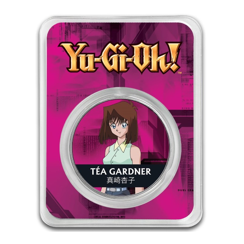 NIUE 2 Dollars Argent 1 Once Yu-Gi-Oh Téa Gardner 2024 TEP