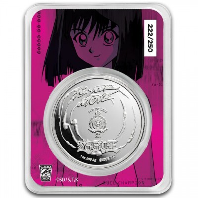NIUE 2 Dollars Argent 1 Once Yu-Gi-Oh Téa Gardner 2024 TEP