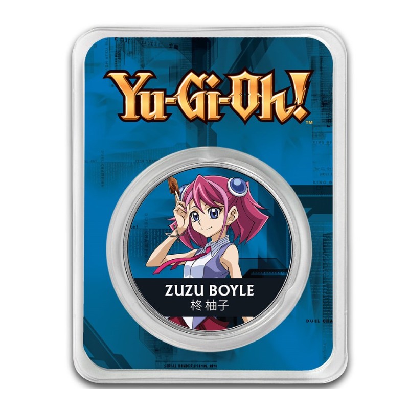 NIUE 2 Dollars Argent 1 Once Yu-Gi-Oh Zuzu Boyle 2024 TEP ⏰