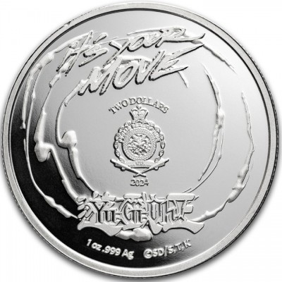 NIUE 2 Dollars Argent 1 Once Yu-Gi-Oh Zuzu Boyle 2024 TEP ⏰