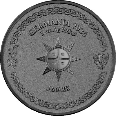 GERMANIA 5 Marks Argent 1 Once Ragnarök Sköll 2024 ⏰