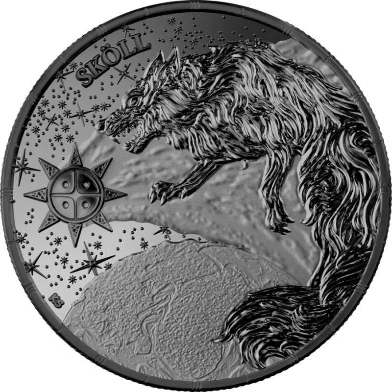 GERMANIA 5 Marks Argent 1 Once Ragnarök Sköll 2024 ⏰