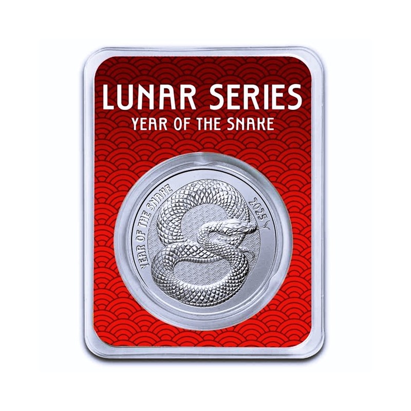 Médaille APMEX Argent 1 Once Année du Serpent 2025 TEP