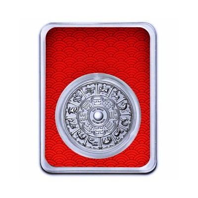 Médaille APMEX Argent 1 Once Année du Serpent 2025 TEP ⏰