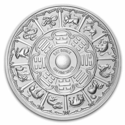 Médaille APMEX Argent 1 Once Année du Serpent 2025 TEP ⏰