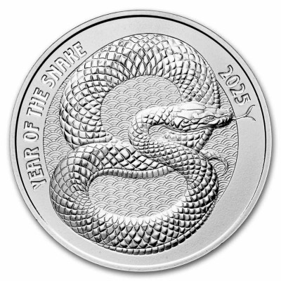 Médaille APMEX Argent 1 Once Année du Serpent 2025 TEP