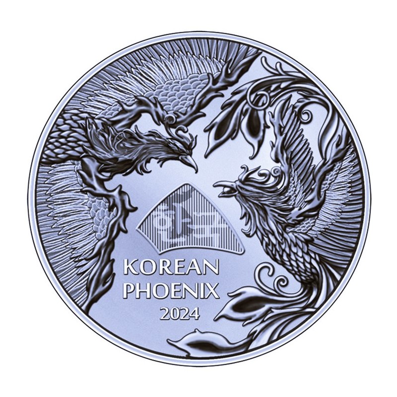 CORÉE DU SUD Médaille Argent 1 Once Phoenix 2024 ⏰