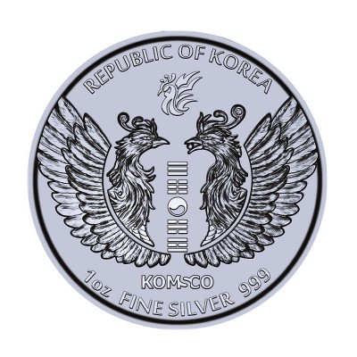 CORÉE DU SUD Médaille Argent 1 Once Phoenix 2024