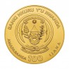 RWANDA 100 RWF Or 1/12 Once Année du Serpent 2025