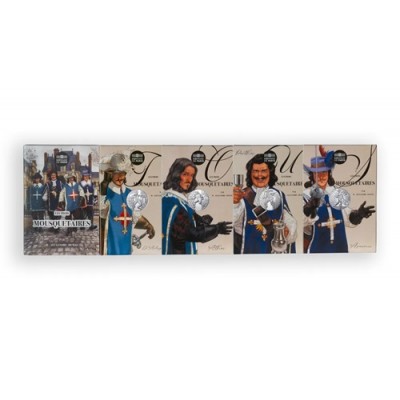Coffret Alexandre Dumas 4 x 10 Euro Argent les Trois Mousquetaires 2024 ⏰
