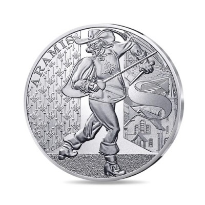 FRANCE Alexandre Dumas 10 Euro Argent les Trois Mousquetaires Aramis 2024 ⏰