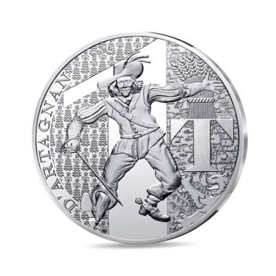 FRANCE Alexandre Dumas 10 Euro Argent les Trois Mousquetaires d'Artagnan 2024 ⏰